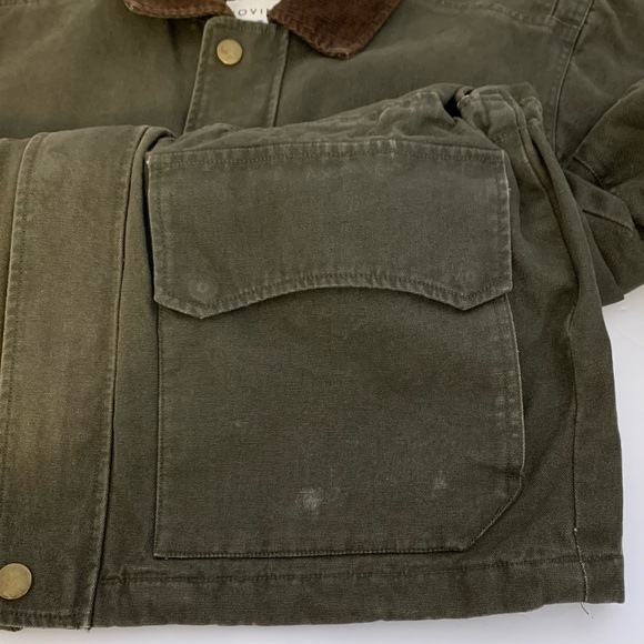 🛑SOLD🛑VTG Jacket Coat Wool Blend Lined
Corduroy Collar - Picture 9 of 11